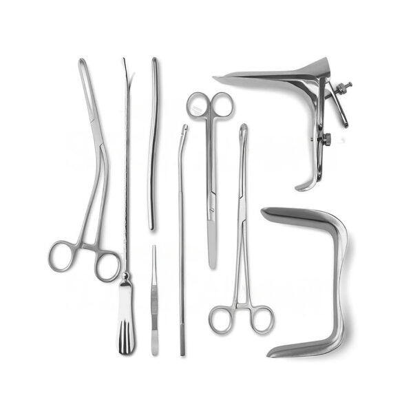 9 Pcs Gynecology Surgical Instruments Set Kit